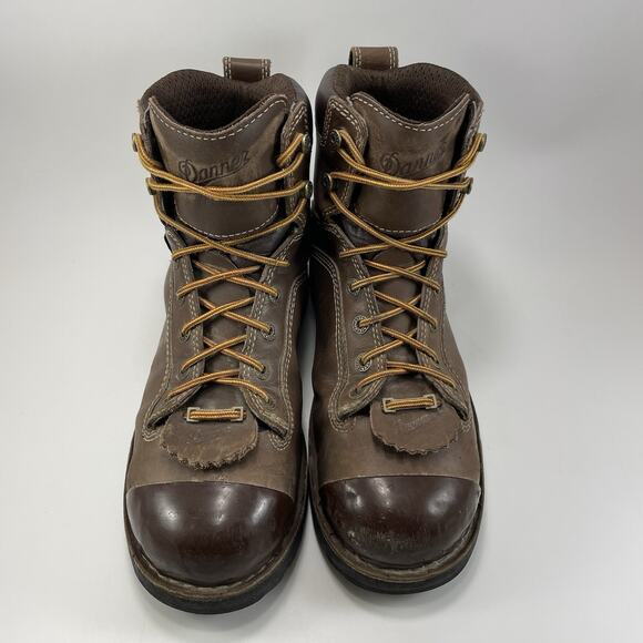 Danner Quarry 6" Work Boot Mens Size 9 Brown Leather Safety Toe Vibram Gore-Tex - Picture 10 of 11